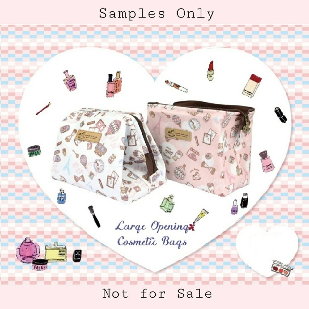 Waterproof Boba French Bulldog Large Opening Makeup Bag - Picture 7 of 13